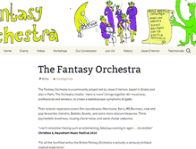 Tablet Screenshot of fantasyorchestra.org